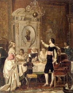 La Cinquantaine Or The Toast by Herman Maurice Cossmann