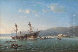 Le Naufrage D'un Bateau A Vapeur Au Large D'une Cote Le Naufrage D'un Bateau A Vapeur Au Large D'une Cote