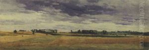 Veduta Della Campagna Romana by Giovanni Costa