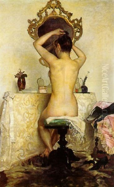 Femme A La Toilette - view 1