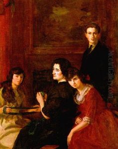 Portrait Of The Henry Symons Family by John da Costa