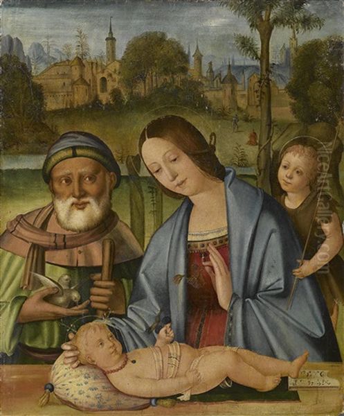 Die Heilige Familie In Einer Landschaft - view 1