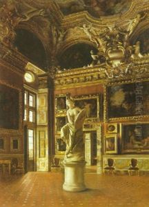 The Saturn Room, Palazzo Pitti, Florence by Oreste Costa