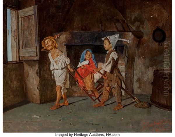 Neapolitan Children At Play - view 1