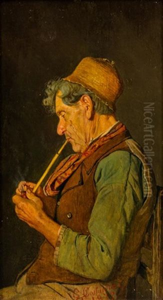 The Pipe Lighter, 1879 - view 1