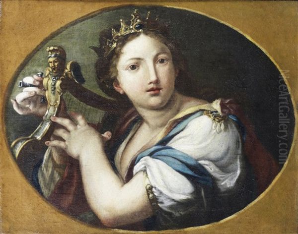 Terpsichore, Within A Painted Oval - view 1