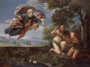 God Rebuking Adam And Eve