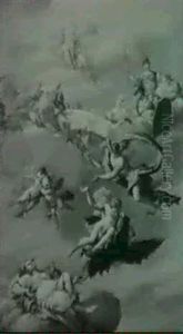 Esquisse De Plafond: Les Dieux De L'olympe