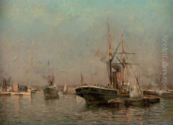 Bateaux Au Mouillage Dans Le Port - view 1