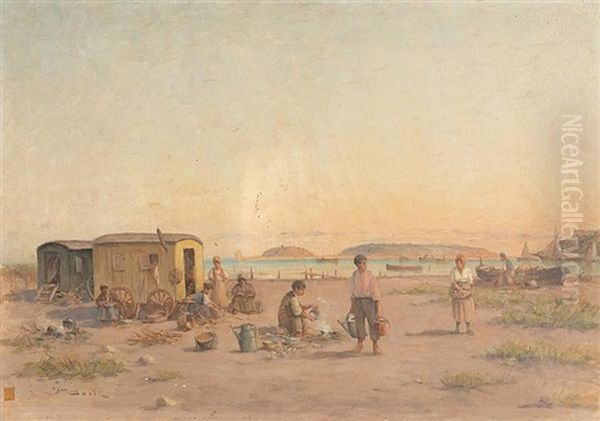 Les Bohemiens Au Bord De La Mer - view 1