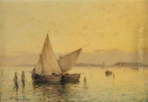 L'automne A Bandol by Victor Coste