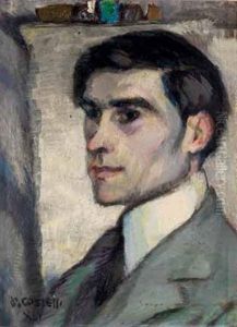 Testa D'uomo (+ Figura Seduta (studio), Verso)