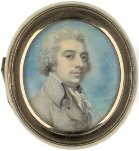 Bildnis Eines Jungen Mannes, Angeblich Richard Brinsley Sheridan (1751 - 1816) by Richard Cosway