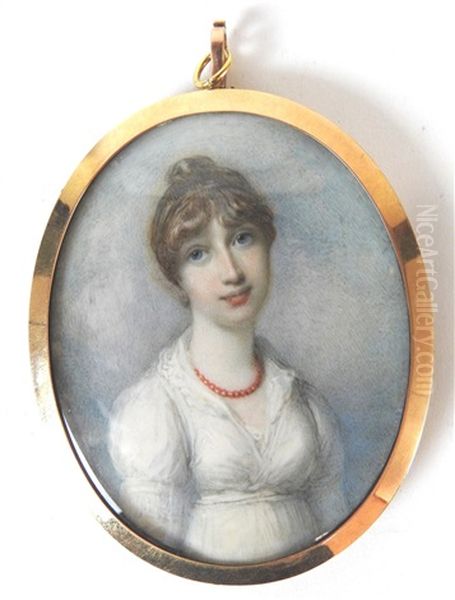 Portrait Miniature Of A Lady Mary Henrietta Juliana Pelham Nee Osborne - view 1