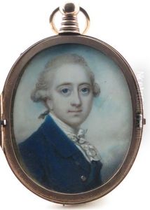 Portrait Miniature Of The Earl Of Burlington