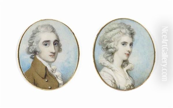 William Wellesley-pole, Baron Maryborough And Later 3rd Earl Of Mornington (1763-1845) (+ His Wife, Katherine Elizabeth, Nee Forbes; Pair) - view 1