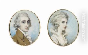 William Wellesley-pole, Baron Maryborough And Later 3rd Earl Of Mornington (1763-1845) (+ His Wife, Katherine Elizabeth, Nee Forbes; Pair) by Richard Cosway