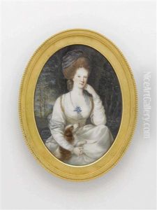 Margaret Caroline Countess Of Carlisle, Geb. Leveson-gower by Richard Cosway