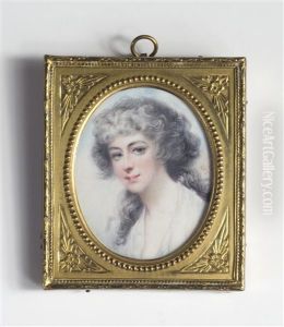 Portrait Of Lady Elizabeth Spencer, Countess Of Pembroke by Richard Cosway