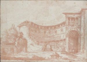 Cour D'une Villa by Robert Ango