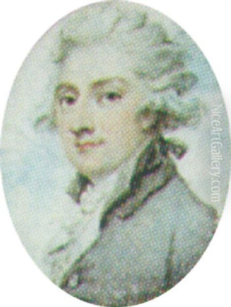 William Armoures Wearing A Grey Coat With A White Jabot - view 1