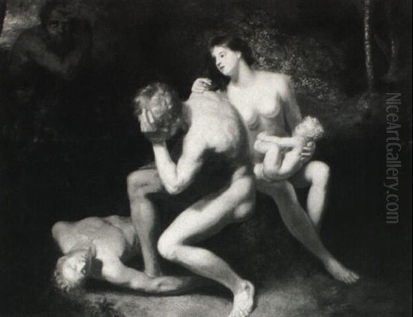 Adam And Eve Mourning The Death Of Abel - view 1