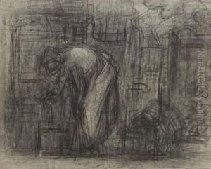 Femme Au Puits by Charles Angrand