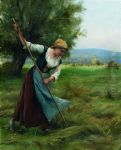 Jeune Moissonneuse by Therese Marthe Francoise Cotard-Dupre