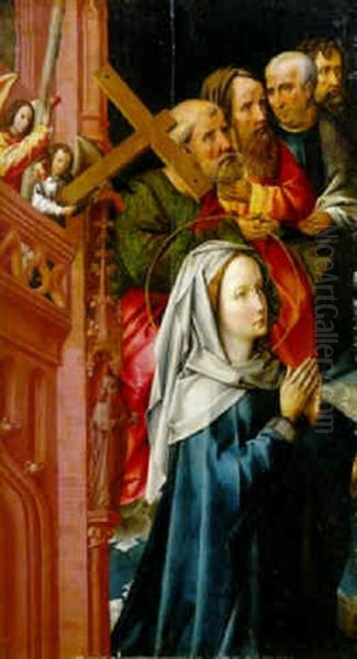 The Virgin Mary With Four Apostles - view 1