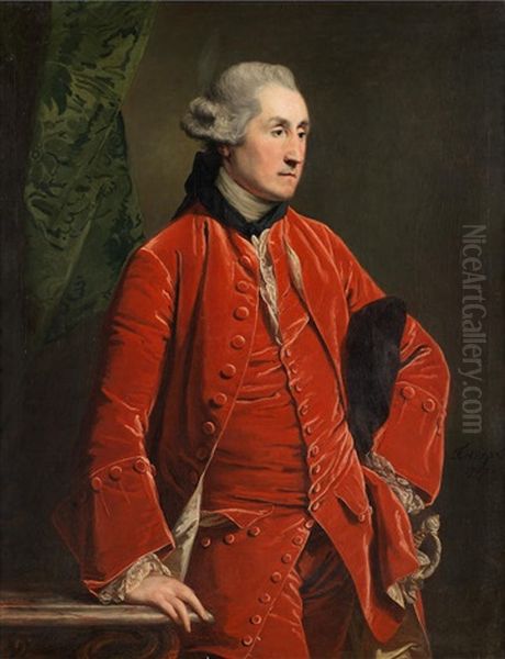 Portrait Of Robert Francis Burdett, 4th Bt., Three-quarter Length - view 1