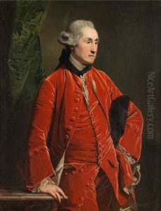 Portrait Of Robert Francis Burdett, 4th Bt., Three-quarter Length by Francis Cotes