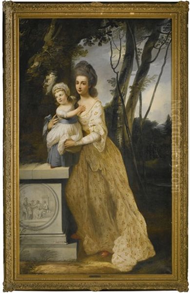 Portrait Of A Lady And Her Child - view 1