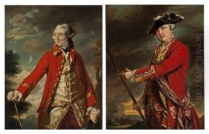 Portraits Of British Officers (2 Works) Portraits Of British Officers (2 Works)
