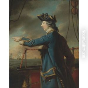 Portrait Of Captain Edward Knowles, R.n. by Francis Cotes