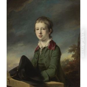 Portrait Of A Boy In A Green Coat by Francis Cotes