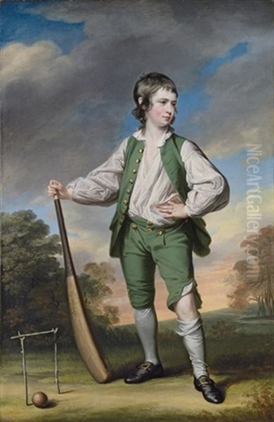 The Young Cricketer - view 1