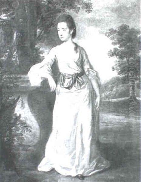 Portrait Of A Lady, Said To Be Miss Harvey - view 1