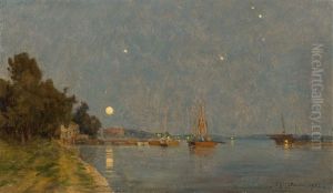 Abendstimmung Am Fluss