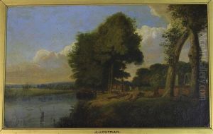 Thorpe Near The Church Looking Towards Norwich by John Joseph Cotman