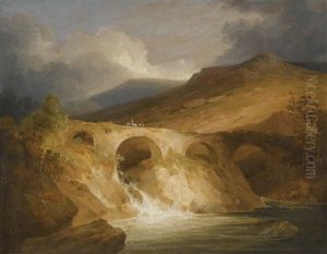 Bridge Of Pont-y-pair, Betwys-y-coed, North Wales by John Sell Cotman