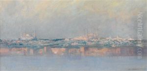 Blick Auf Konstantinopel Vom Bosporus Aus by Charles Cottet