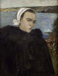 Portrait D'une Femme Bretonne by Charles Cottet