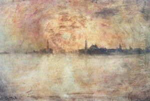 Venise Au Soleil Couchant Venise Au Soleil Couchant