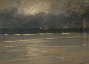 Fishing Boats, Evening by Charles Cottet