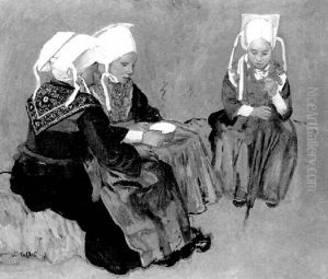 Femmes De Plougastel by Charles Cottet