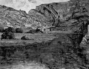 Port-en-royans (isere) by Charles Cottet