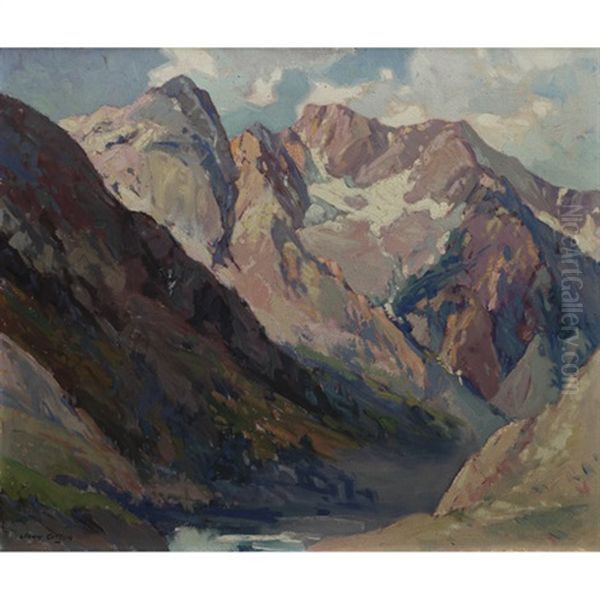 Morning Pine Creek, High Sierras - view 1