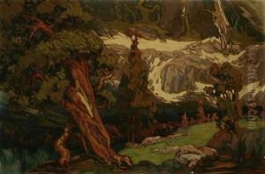 Sierra Landscape by John Wesley Cotton