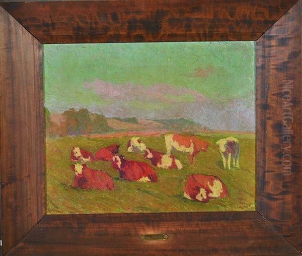 Vaches Au Pre - view 1