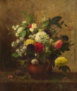 Floral Still Life by Jean Alexandre Remy Couder